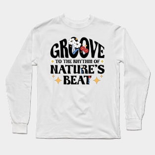 Nature's Beat to Retro Music Long Sleeve T-Shirt